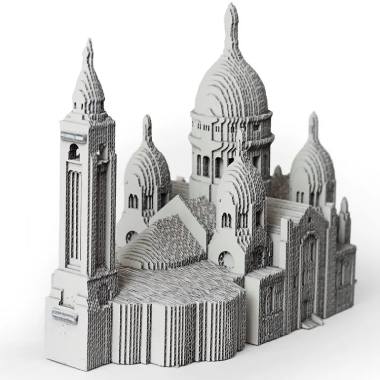 Puzzle sculpture 3D en carton - Basilique du Sacré-Coeur de Paris -<Cartonic New