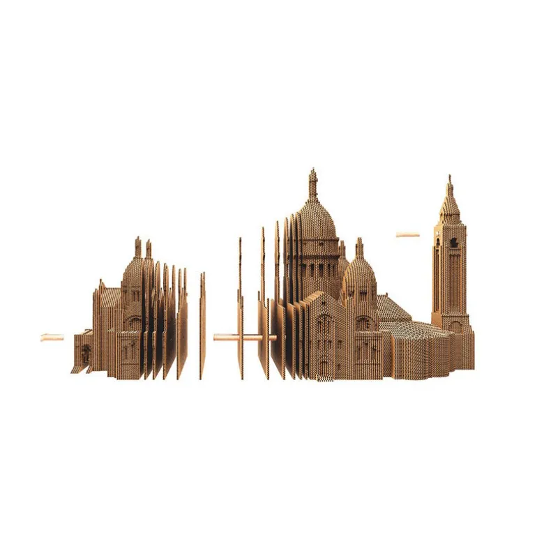 Puzzle sculpture 3D en carton - Basilique du Sacré-Coeur de Paris -<Cartonic New