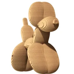 Puzzle sculpture 3D en carton - Chien Ballon -<Cartonic Online