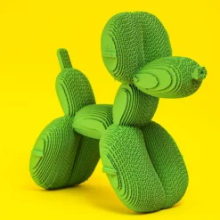 Puzzle sculpture 3D en carton - Chien Ballon -<Cartonic Online