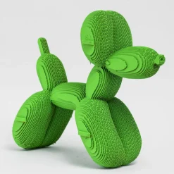 Puzzle sculpture 3D en carton - Chien Ballon -<Cartonic Online