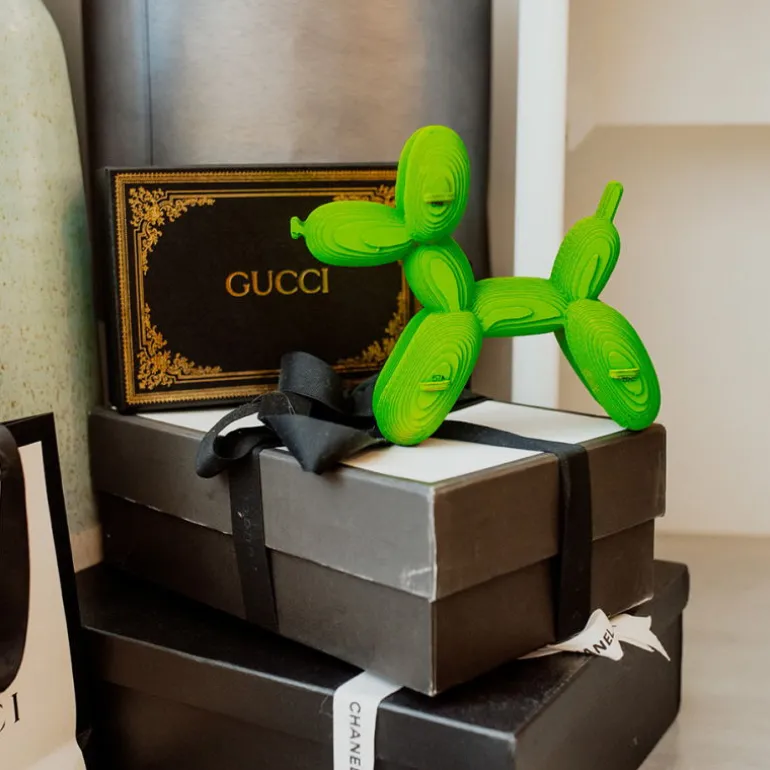 Puzzle sculpture 3D en carton - Chien Ballon -<Cartonic Online