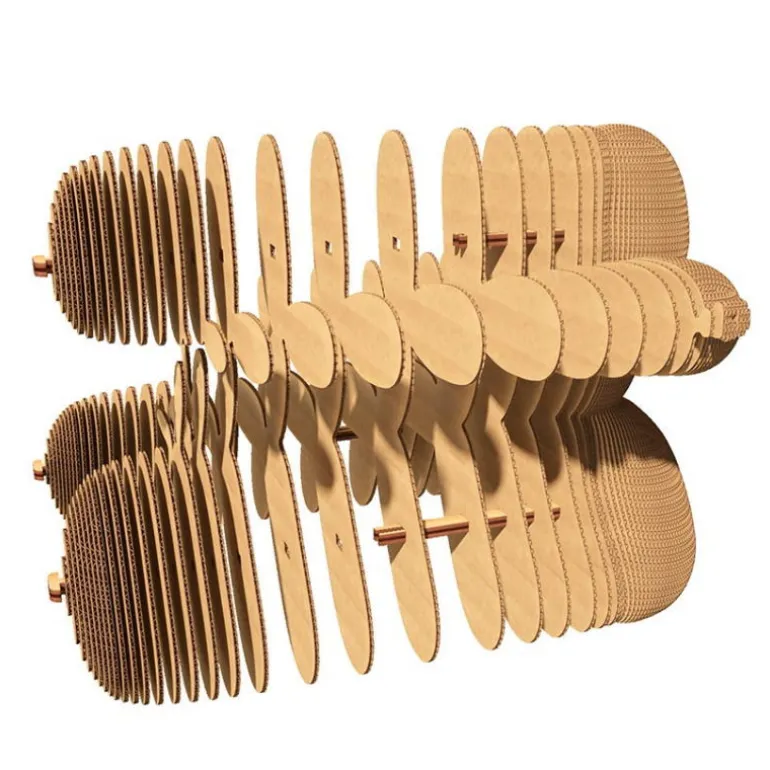 Puzzle sculpture 3D en carton - Chien Ballon -<Cartonic Online
