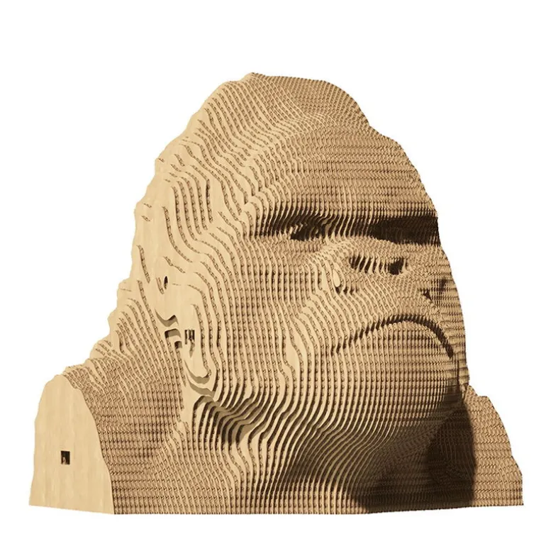 Puzzle sculpture 3D en carton - Gorille -<Cartonic Cheap