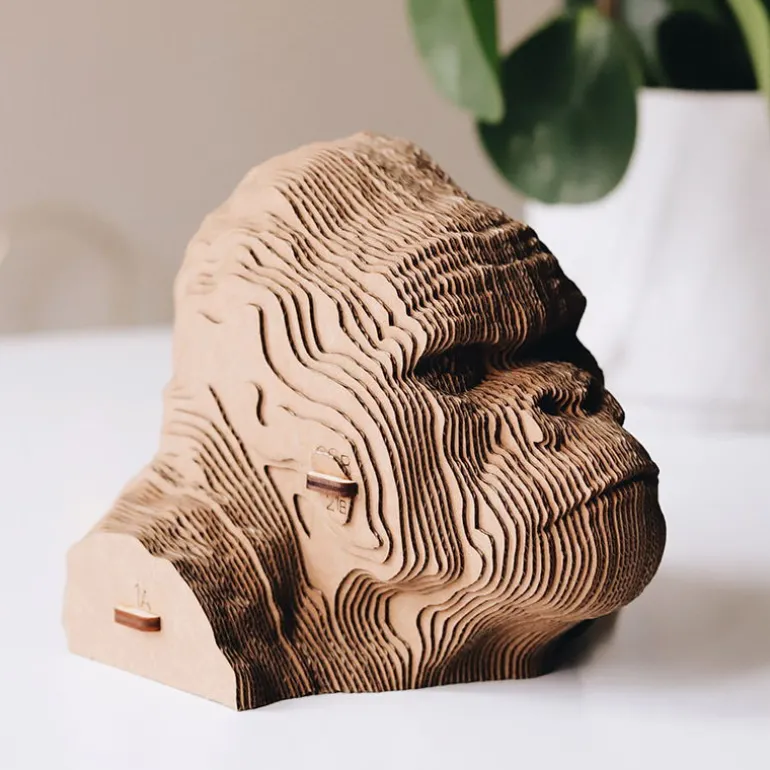 Puzzle sculpture 3D en carton - Gorille -<Cartonic Cheap