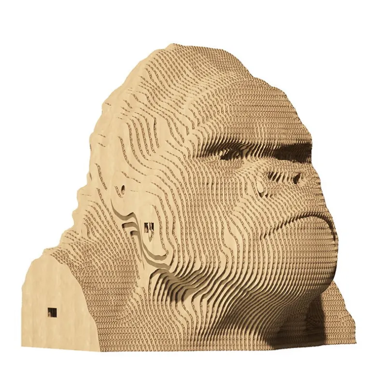 Puzzle sculpture 3D en carton - Gorille -<Cartonic Cheap
