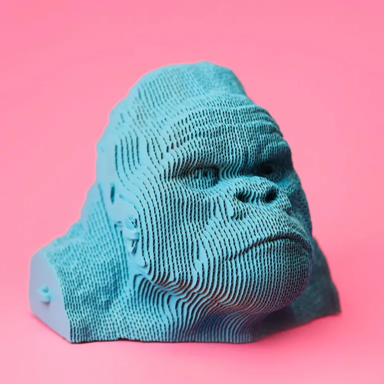 Puzzle sculpture 3D en carton - Gorille -<Cartonic Cheap