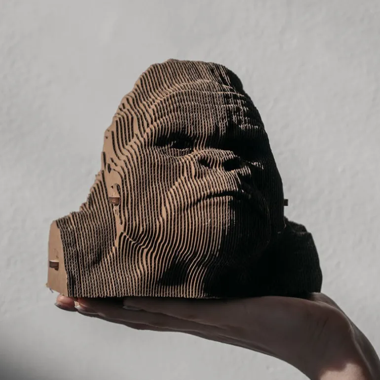 Puzzle sculpture 3D en carton - Gorille -<Cartonic Cheap