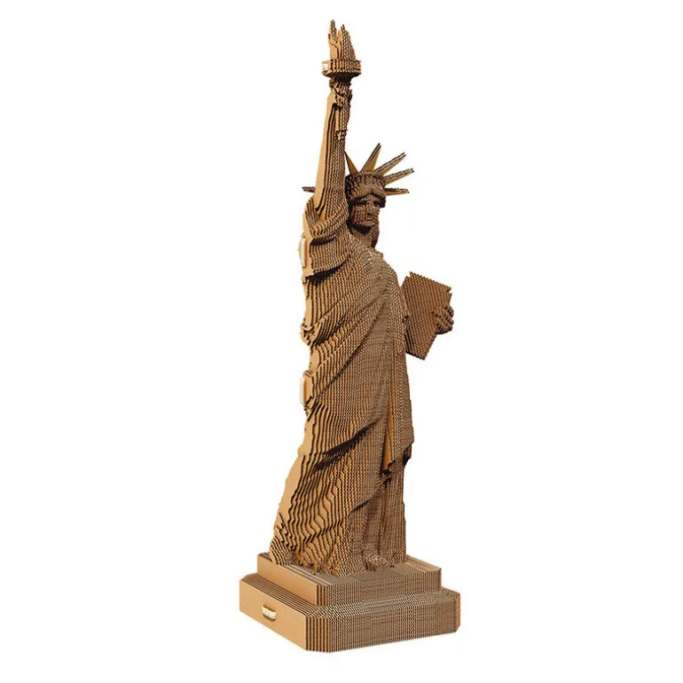 Puzzle sculpture 3D en carton - Statue de la Liberté -<Cartonic Clearance