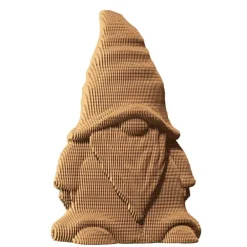 Puzzle sculpture 3D en carton - Gnome -<Cartonic Shop