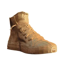 Puzzle sculpture 3D en carton - Sneaker montante -<Cartonic Discount