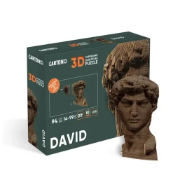 Puzzle sculpture 3D en carton - David de Michel-Ange -<Cartonic Best