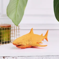 Puzzle sculpture 3D en carton - Requin -<Cartonic Shop