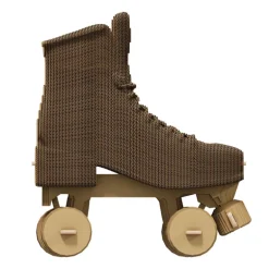 Puzzle sculpture 3D en carton - Roller skate -<Cartonic Sale