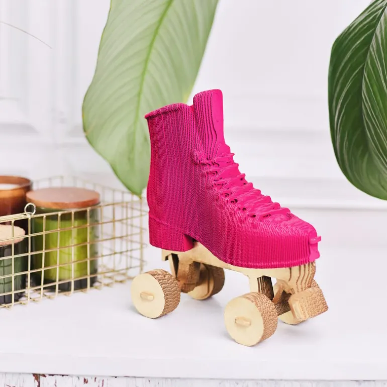 Puzzle sculpture 3D en carton - Roller skate -<Cartonic Sale