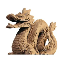 Puzzle sculpture 3D en carton - Dragon -<Cartonic Fashion