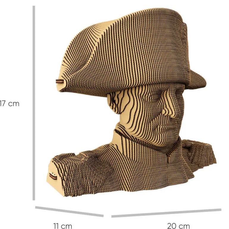 Puzzle sculpture 3D en carton - Napoléon Bonaparte -<Cartonic Clearance