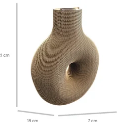 Puzzle sculpture 3D en carton - Vase nordique -<Cartonic Cheap