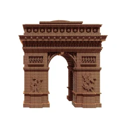 Puzzle sculpture 3D en carton - Arc de triomphe -<Cartonic Discount