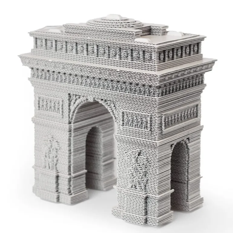 Puzzle sculpture 3D en carton - Arc de triomphe -<Cartonic Discount