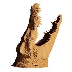 Puzzle sculpture 3D en carton - Crocodile -<Cartonic Shop