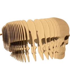 Puzzle sculpture 3D en carton - Crâne -<Cartonic Sale