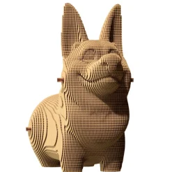Puzzle sculpture 3D en carton - Chien Corgi -<Cartonic Fashion