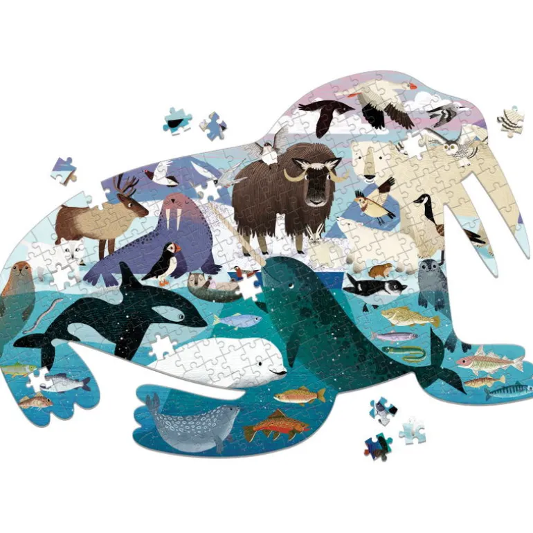 Puzzle silhouette 300 pcs 'Vie dans l'Arctique'<Mudpuppy Best Sale