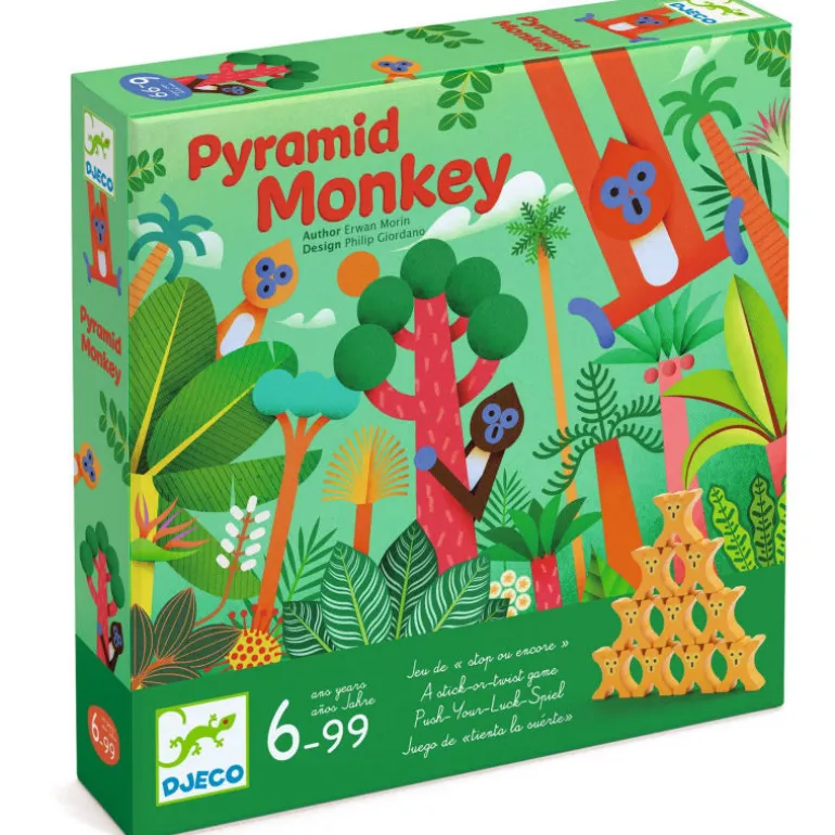 Pyramid Monkey, jeu 0824<Djeco Hot