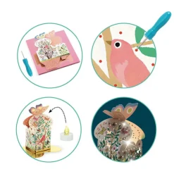 "Clair-obscur" 2 lanternes déco à créer DIY 7975<Djeco Discount