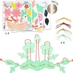 "Gaieté colorée" 4 parures de bijoux à créer DIY 7957<Djeco Shop