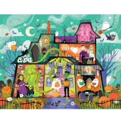 "Halloween - La Maison Hantée" Puzzle silhouette 36 pcs<Crocodile Creek Hot
