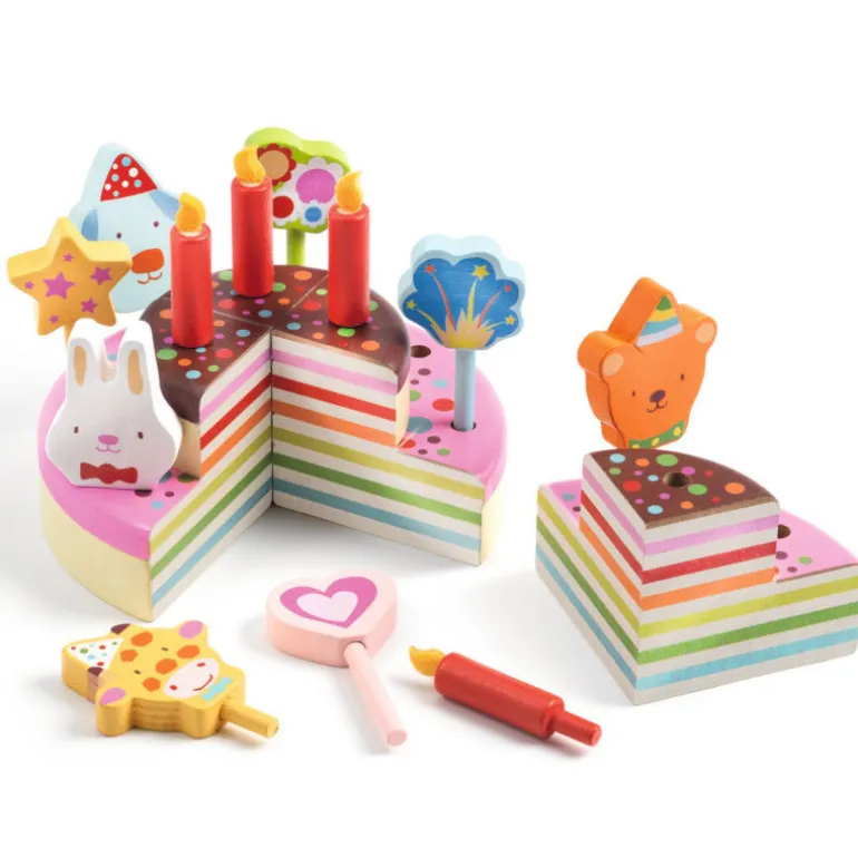 "Happy Birthday" gâteau d'anniversaire, jouet dinette 5512<Djeco Sale