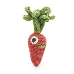 "Kit Lapinou" hochets pour bébé en crochet en coton bio The veggy toys<MyuM Best Sale