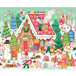 "La Maison en pain d'épices" Puzzle silhouette 36 pcs<Crocodile Creek Flash Sale