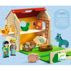 "Softi-Farm" Ferme en bois 6369<Djeco Cheap