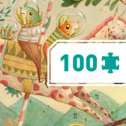 "Wonderful Ride" Puzzle gallery 100 pcs 7681<Djeco Fashion