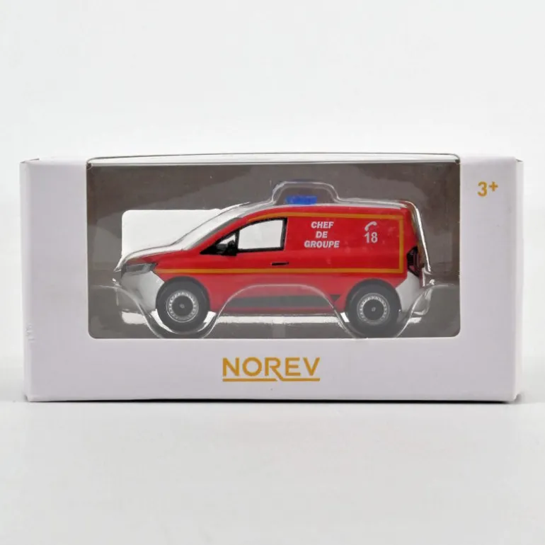 Renault Kangoo Van 2023 Pompiers - Chef de groupe, voiture 1-64<NOREV Outlet