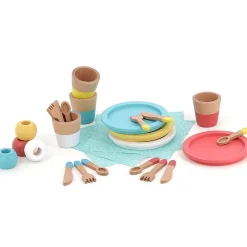 Repas du déjeuner, dînette en bois 8178<VILAC Best