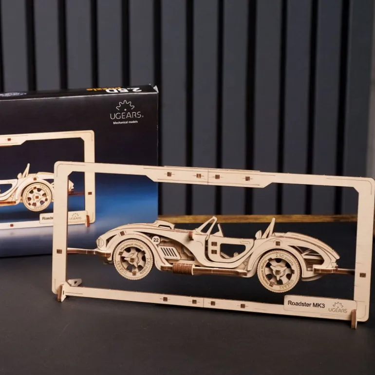 Roadster MK3– UGEARS Puzzle 2,5D en bois<UGEARS models Sale