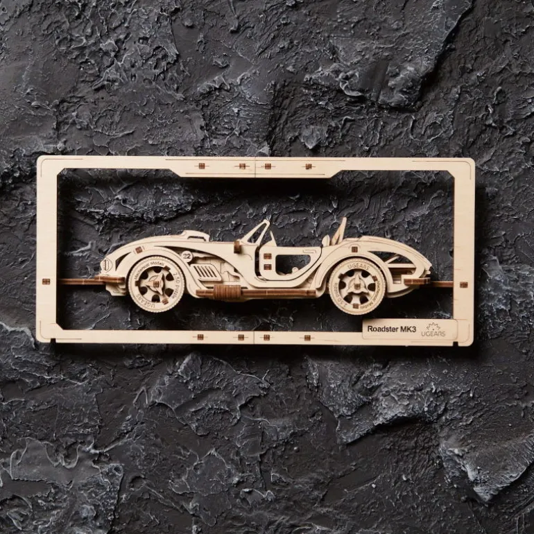 Roadster MK3– UGEARS Puzzle 2,5D en bois<UGEARS models Sale