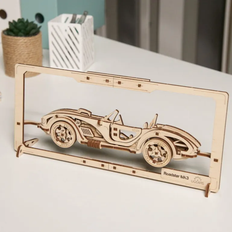 Roadster MK3– UGEARS Puzzle 2,5D en bois<UGEARS models Sale