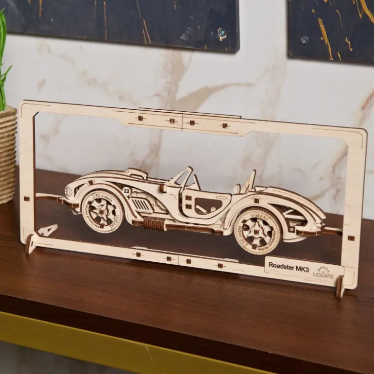 Roadster MK3– UGEARS Puzzle 2,5D en bois<UGEARS models Sale