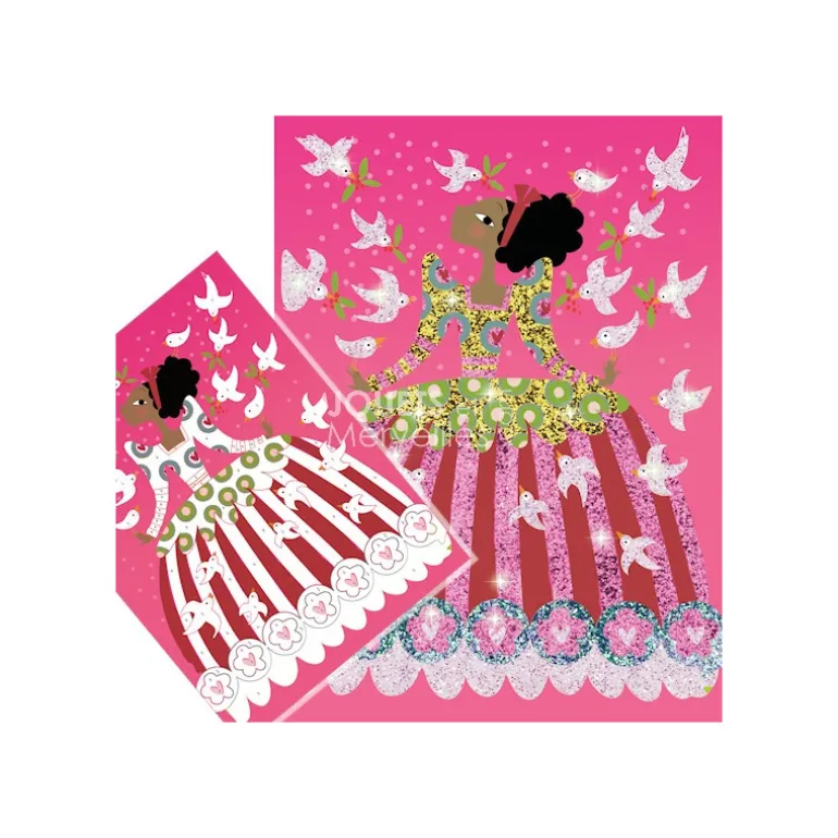 Robes à paillettes, Tableaux à pailleter DJO 9500<Djeco Clearance
