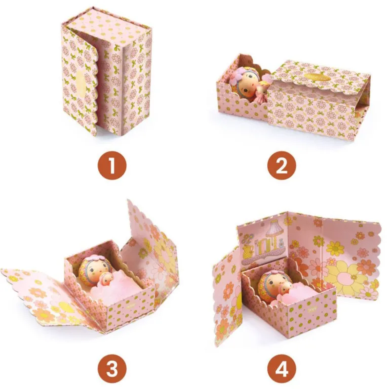 Rose Tinyroom, chambre pour figurine tinyly de 6963<Djeco Sale