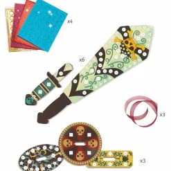 Sabres mosaïques à décorer "Comme un pirate" DIY 7902<Djeco Sale