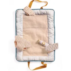 Sac à langer 'Blue Fly' accessoire pour poupée POMEA de 7851<Djeco New