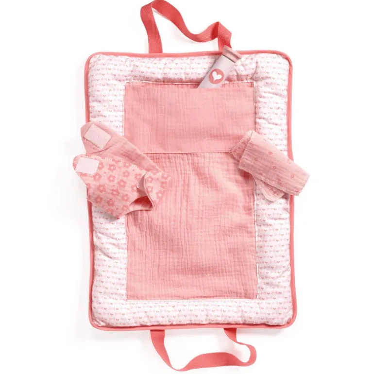 Sac à langer 'Pink Peak' accessoire pour poupée POMEA de 7850<Djeco Best Sale