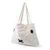 Sac cabas Miffy en velours côtelé blanc crème<Peluches Miffy & Snoopy Outlet