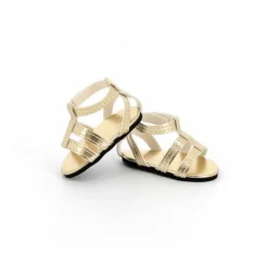 Sandales dorées pour poupées de 39 à 48 cm<Petitcollin Cheap